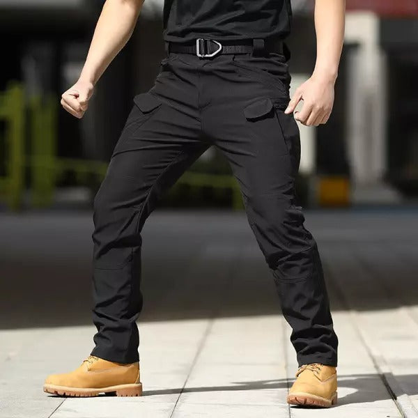 Men's Quick Dry Elastic Fabric Tear Resistant Tactical Multi Pocket Overalls