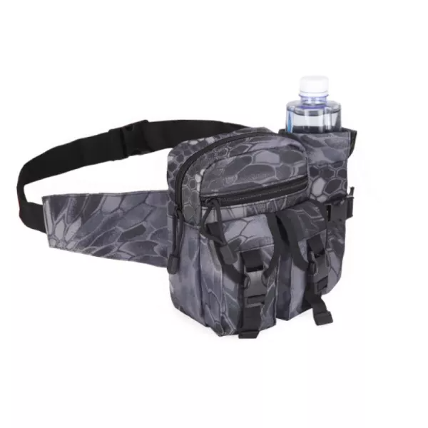 Multifunctional Tactical Military Waist Bag Sling Hip Belt With Water Bottle Holder