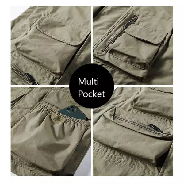 Men's Multi Pocket Functional Outdoor Sports Vest