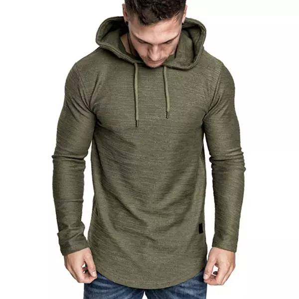 Men's Hoodie Solid Colored Hoodies