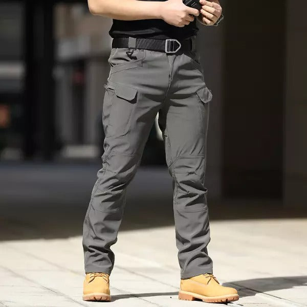 Men's Quick Dry Elastic Fabric Tear Resistant Tactical Multi Pocket Overalls