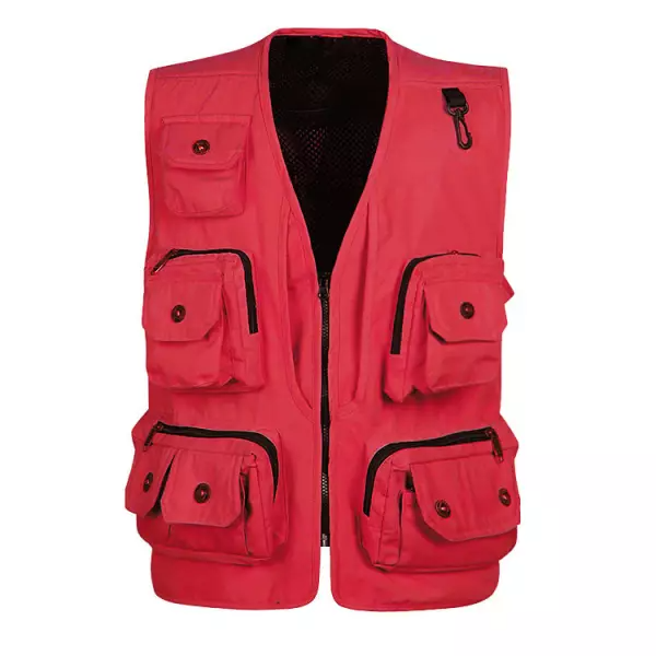 Men's Outdoor Multi-bag Design Mountaineering Tactical Work Vest