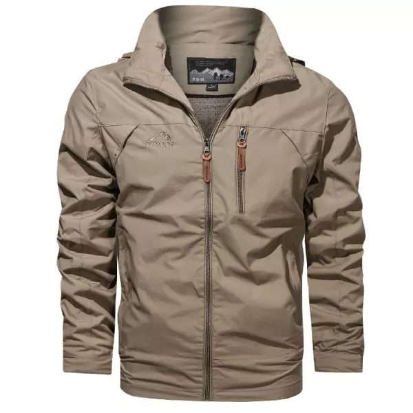 Men's Outdoor Waterproof And Windproof Hooded Jacket