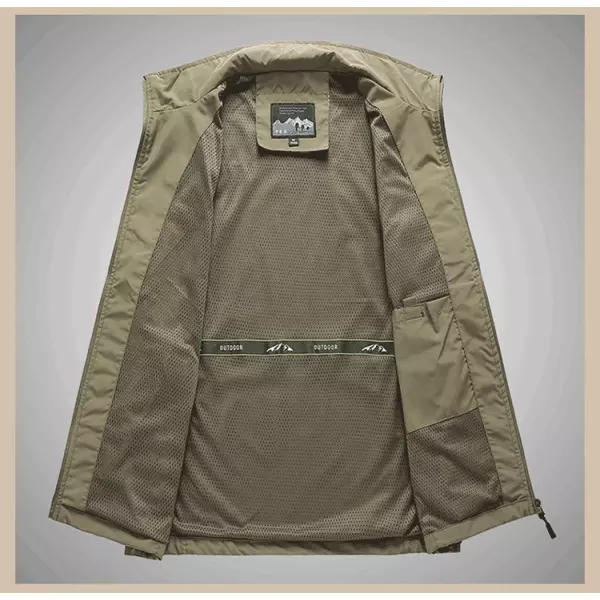 Men's Side Pocket Breathable Functional Outdoor Sports Leisure Vest