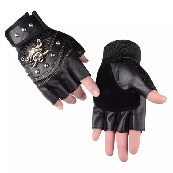 Outdoor sports breathable half-finger gloves
