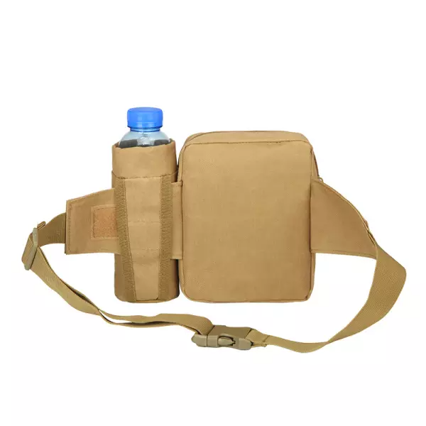 Multifunctional Tactical Military Waist Bag Sling Hip Belt With Water Bottle Holder