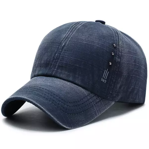 New Simple Men's Washed Baseball Cap Outdoor Leisure Middle-aged Cap Sports Riding Sunshade Sun Hat