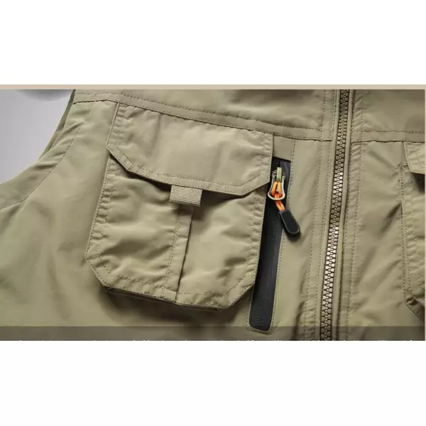 Men's Mesh Inner Pocket Breathable Outdoor Sports Casual Vest