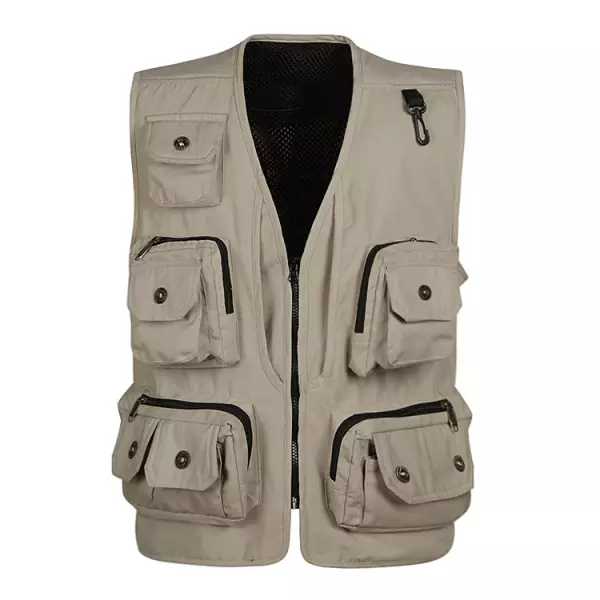 Men's Outdoor Multi-bag Design Mountaineering Tactical Work Vest