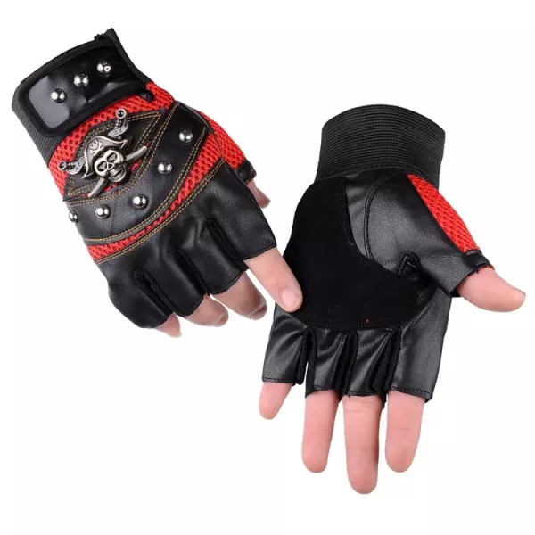 Outdoor sports breathable half-finger gloves