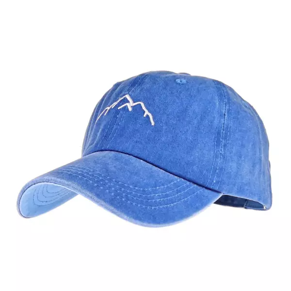 Mountain embroidery men's and women's baseball cap cap