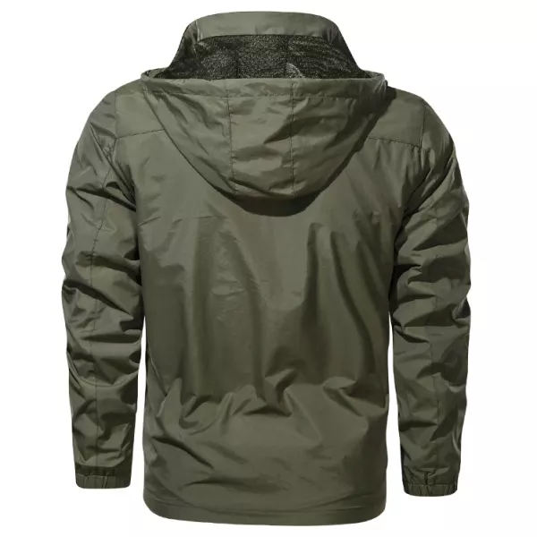 Men's Outdoor Waterproof And Windproof Hooded Jacket