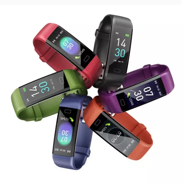 Fitness Heart Rate Meter Step Measurement Body Temperature Smart Sports Bracelet