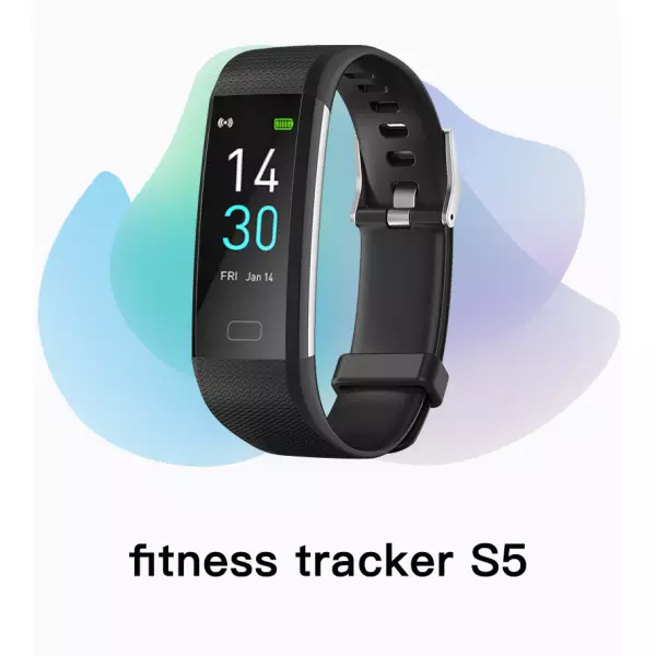Fitness Heart Rate Meter Step Measurement Body Temperature Smart Sports Bracelet