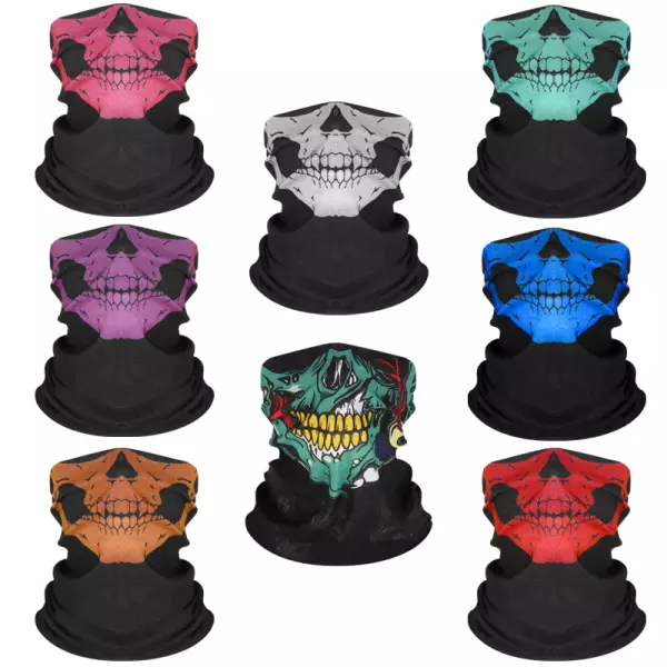 Outdoor Men's And Women's Bicycle Riding Head Scarf Face Mask Collar Windproof Sunscreen Scarf