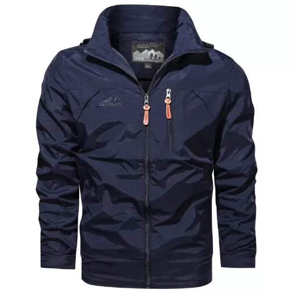 Men's Outdoor Waterproof And Windproof Hooded Jacket