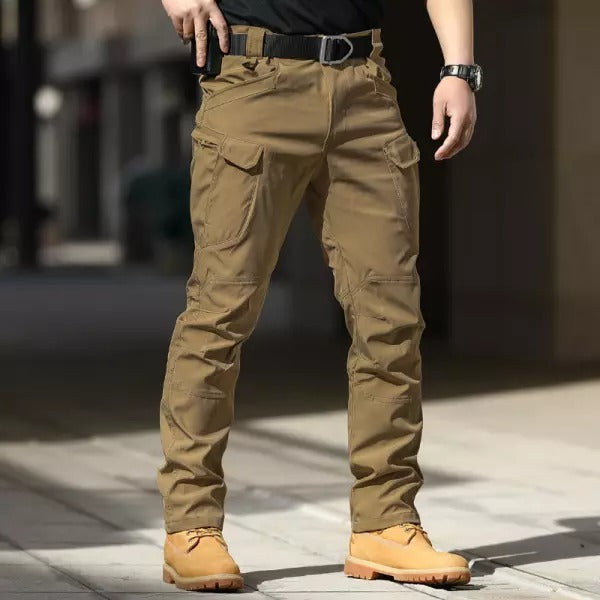 Men's Quick Dry Elastic Fabric Tear Resistant Tactical Multi Pocket Overalls