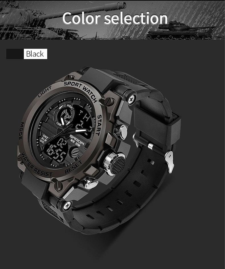 trend multi-function sports waterproof and dustproof electronic watch