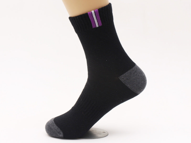 Mens socks tall cotton business mens socks cotton fat feet