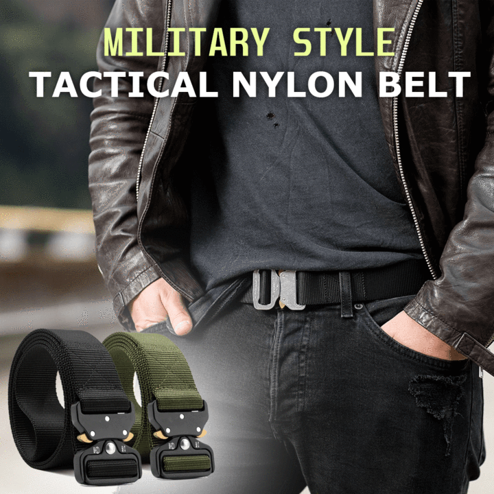 Military Style Tactical Nylon Belt