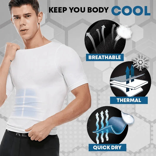 MEN'S SHAPER COOLING T-SHIRT (BUY 1 GET 1 FREE)