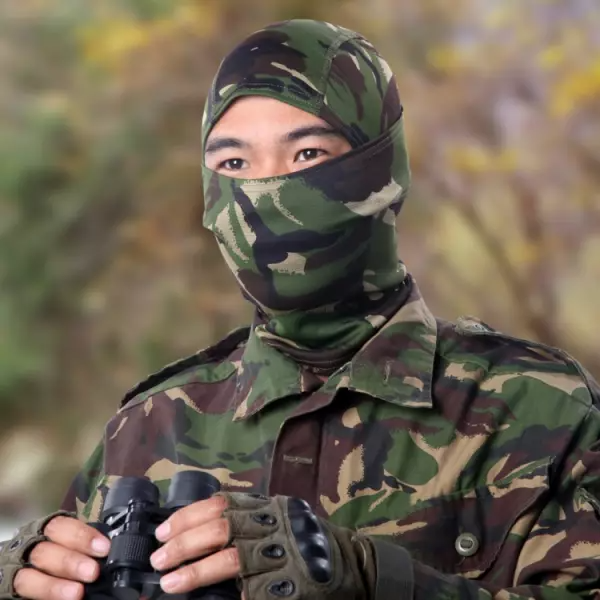 Camouflage Outdoor Riding Sunscreen Tactical Headscarf