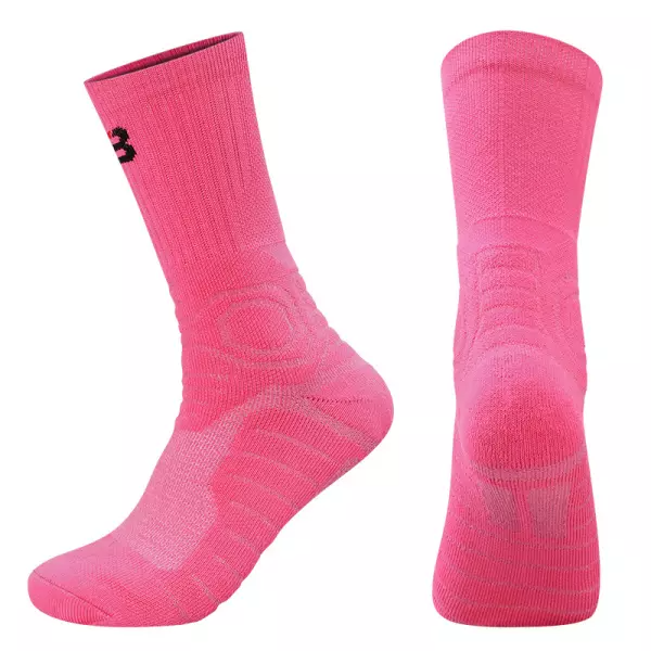 Men's Outdoor Towel Bottom Wear-resistant Sweat-absorbing Non-slip Mid-tube Sports Socks